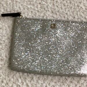Silver Glitter Clutch
